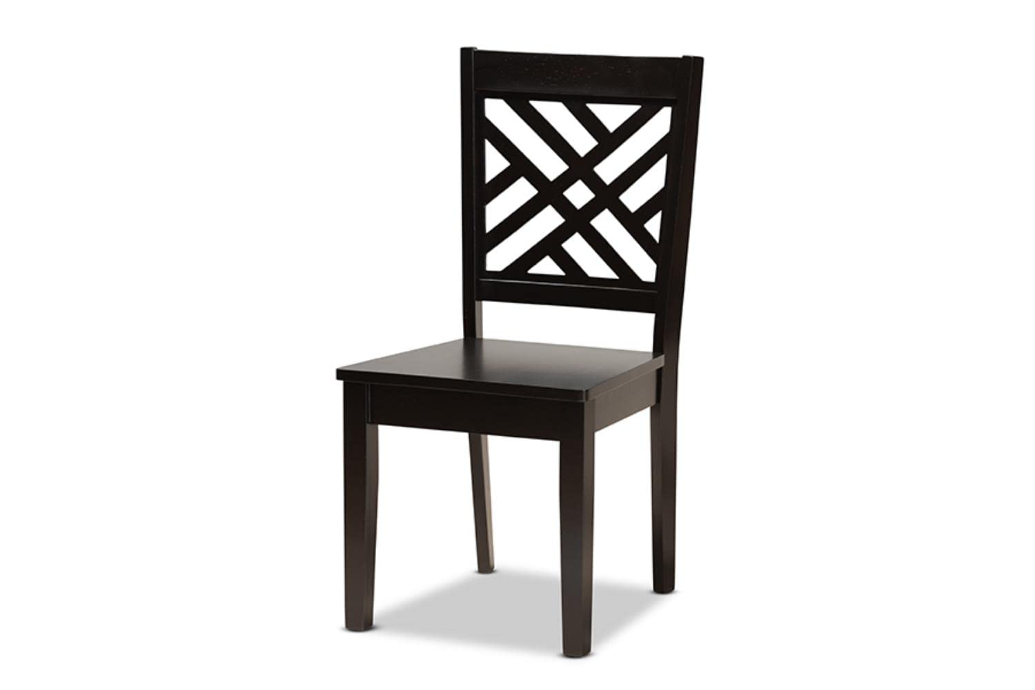 Baxton Studio Ela Dark Brown Finished Wood 5-Piece Dining Set