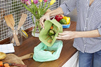 Full Circle Scrap Happy Compost Bin, Green, Plastic, Model FC11302-G, Eco-Friendly Scrap Collector