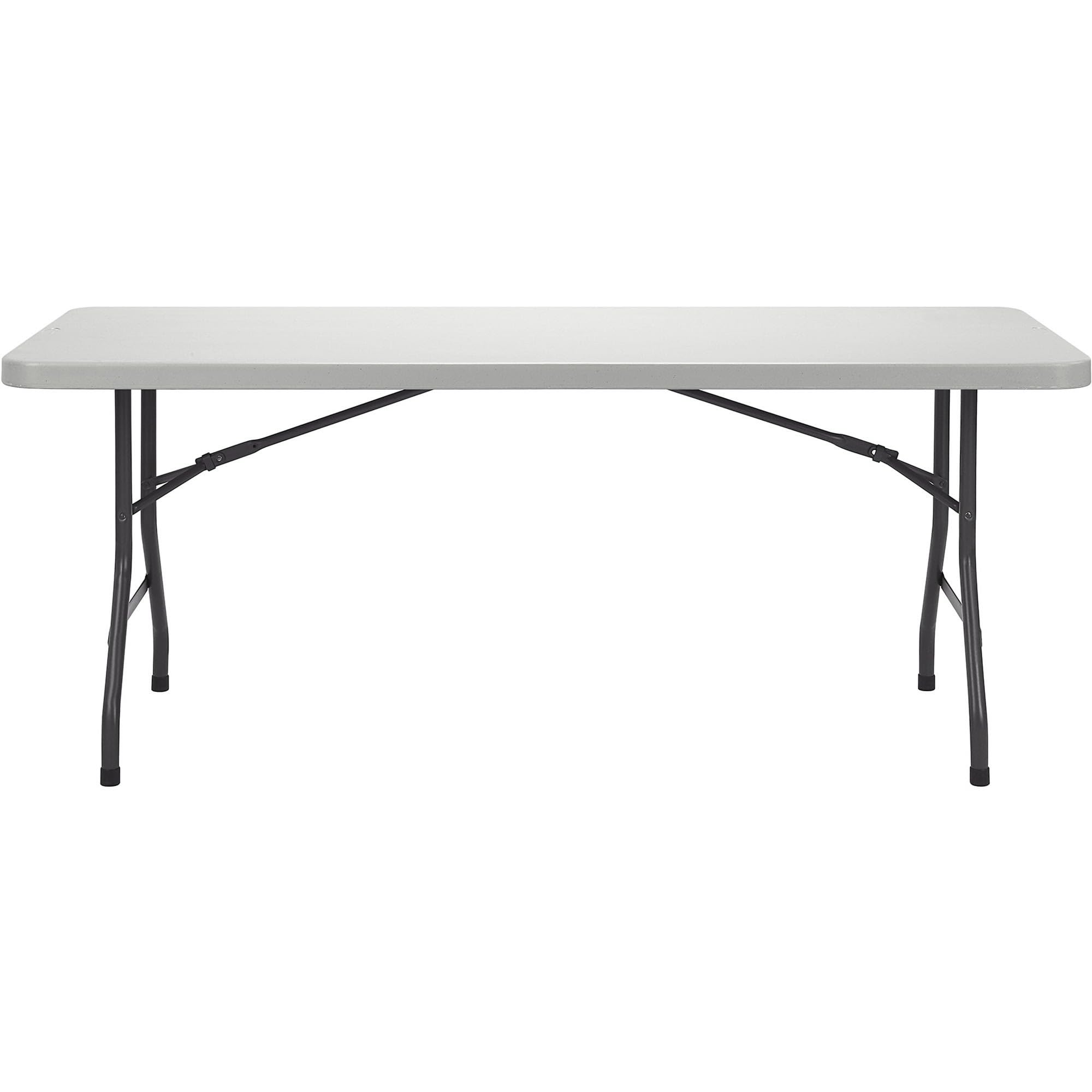 Lorell 12347 Ultra-Lite Folding Table, Platinum,Gray,Powder Coated