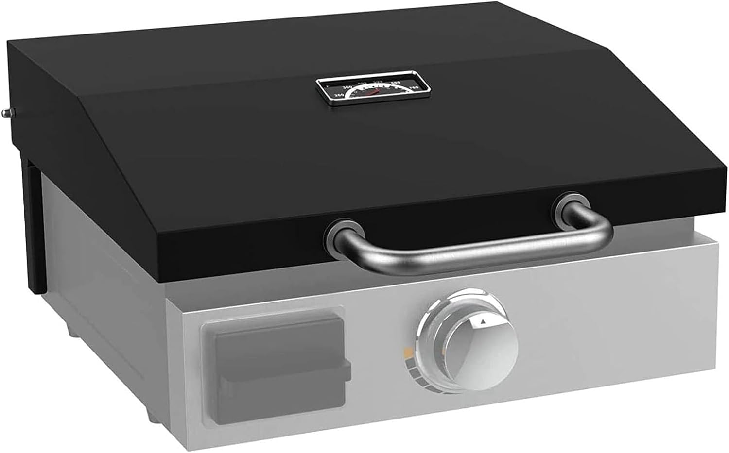 Hinged Lid Hood For Blackstone 22 Inch Griddle, Upgraded Griddle Lid Hard Cover Grill With Handle & Temperature Gauge For 22' B