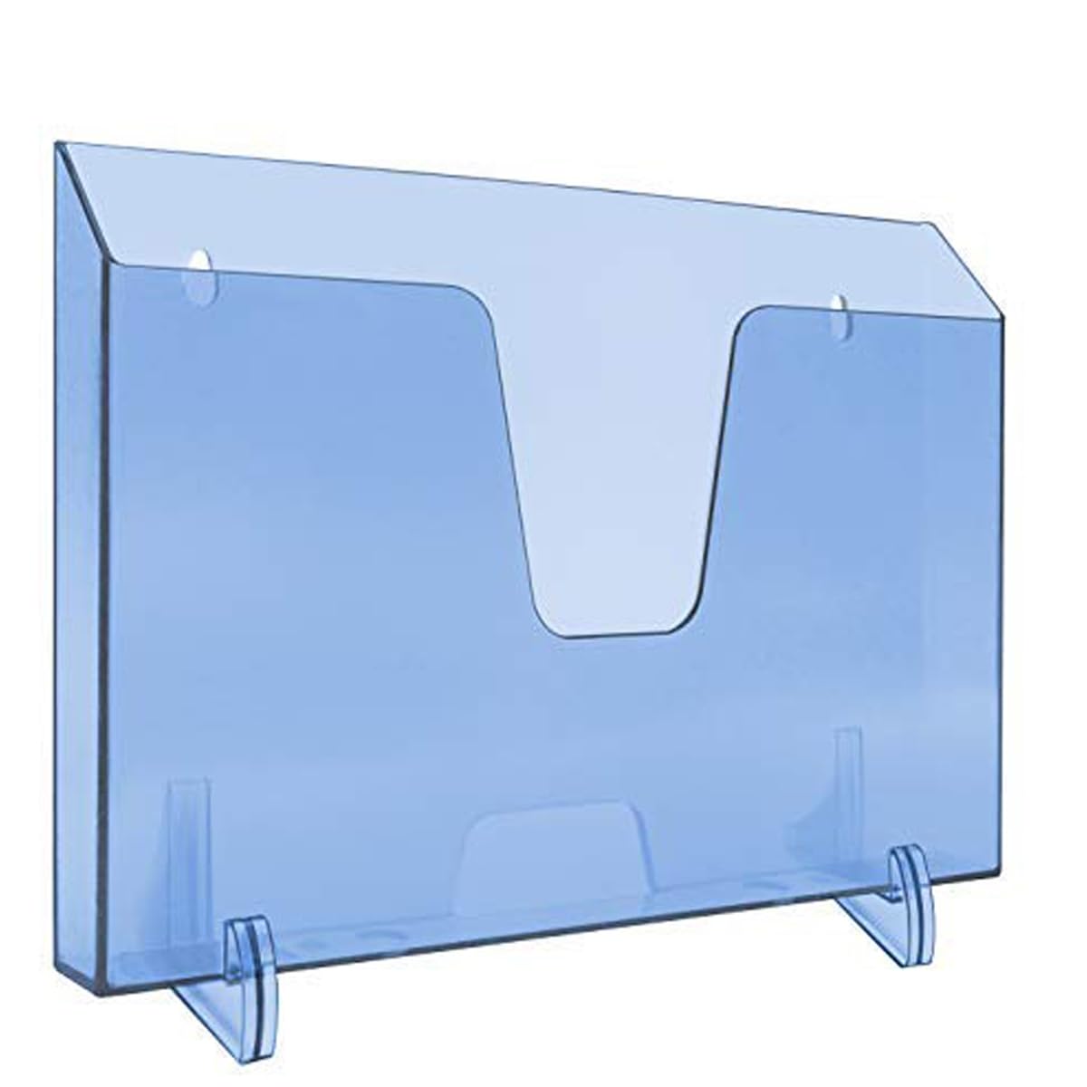 Acrimet Pocket File Holder Horizontal Design Brochure Display (for Wall Mount or Countertop Use) (Removable Supports Included) (