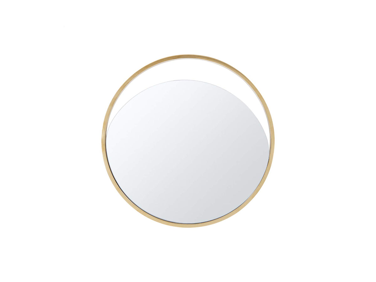 HomeRoots Black Round Accent Mirror