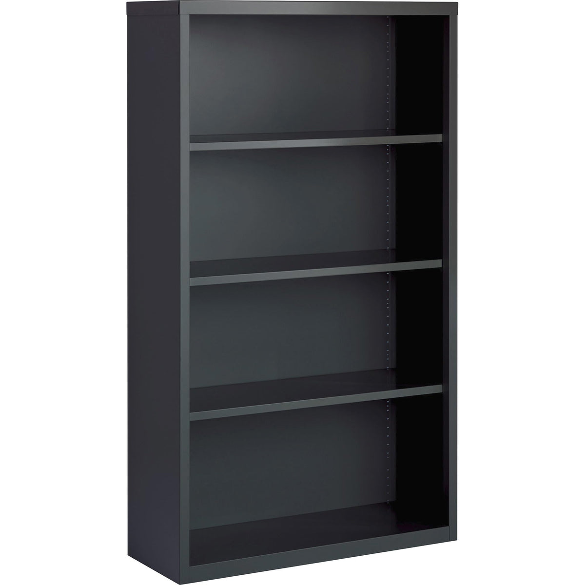 Lorell Fortress Series Charcoal Bookcase, 34.5&quot; X 13&quot; X 60&quot;