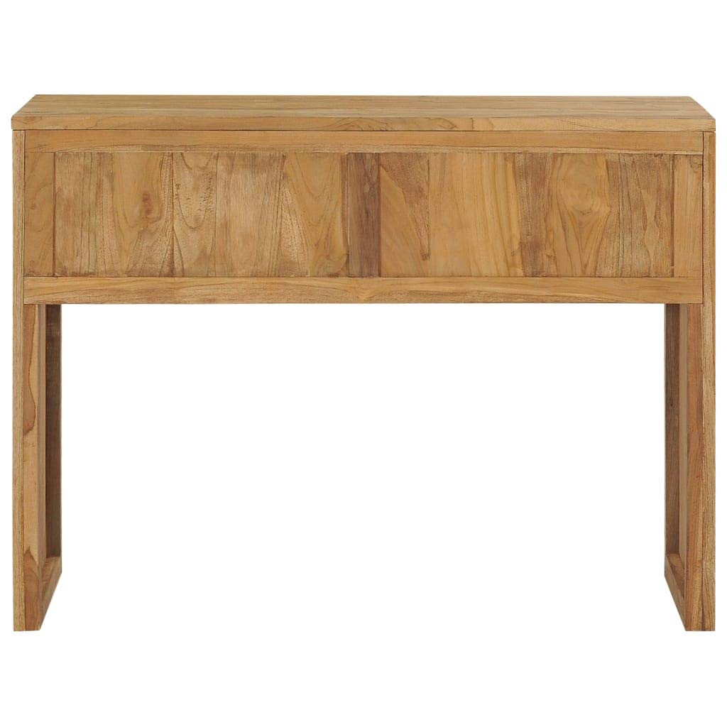 vidaXL Solid Teak Wood Console Table