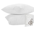 BIOWEAVES 100% Organic Cotton Breathable Pillow Protectors GOTS Certified with Zipped Closure - Queen, 20    x 30   , 4-Pack