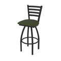 410 Jackie 25 Swivel Counter Stool with Black Wrinkle Finish and Canter Pine Seat