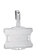Single Id Card, Open Style, Strap Clip - 25 Bx