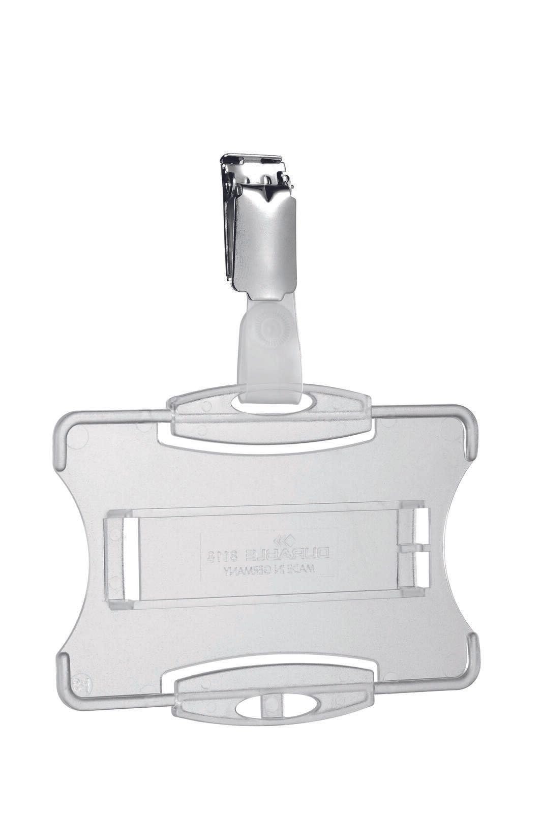 Single Id Card, Open Style, Strap Clip - 25 Bx