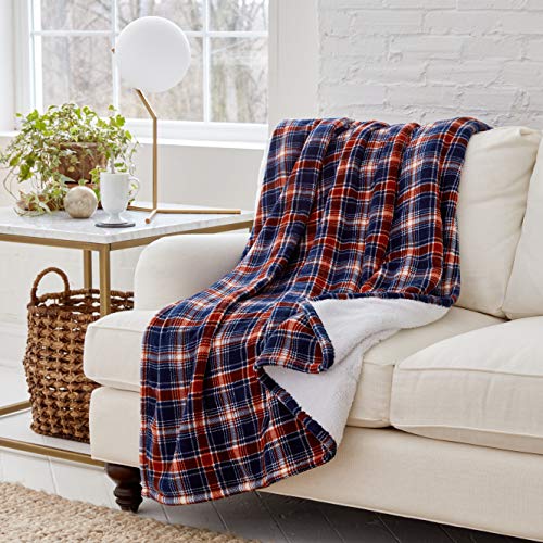 Eddie Bauer Smart Heated Electric Throw Blanket - Reversible Sherpa - Hands Free control - Wi-Fi Only (24gHz) - compatible with 