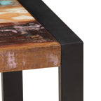vidaXL Industrial Coffee Table, Solid Reclaimed Timber, Hand Polished, Multicolour Black, 120x60x40 cm, Durable & Stable Design 2