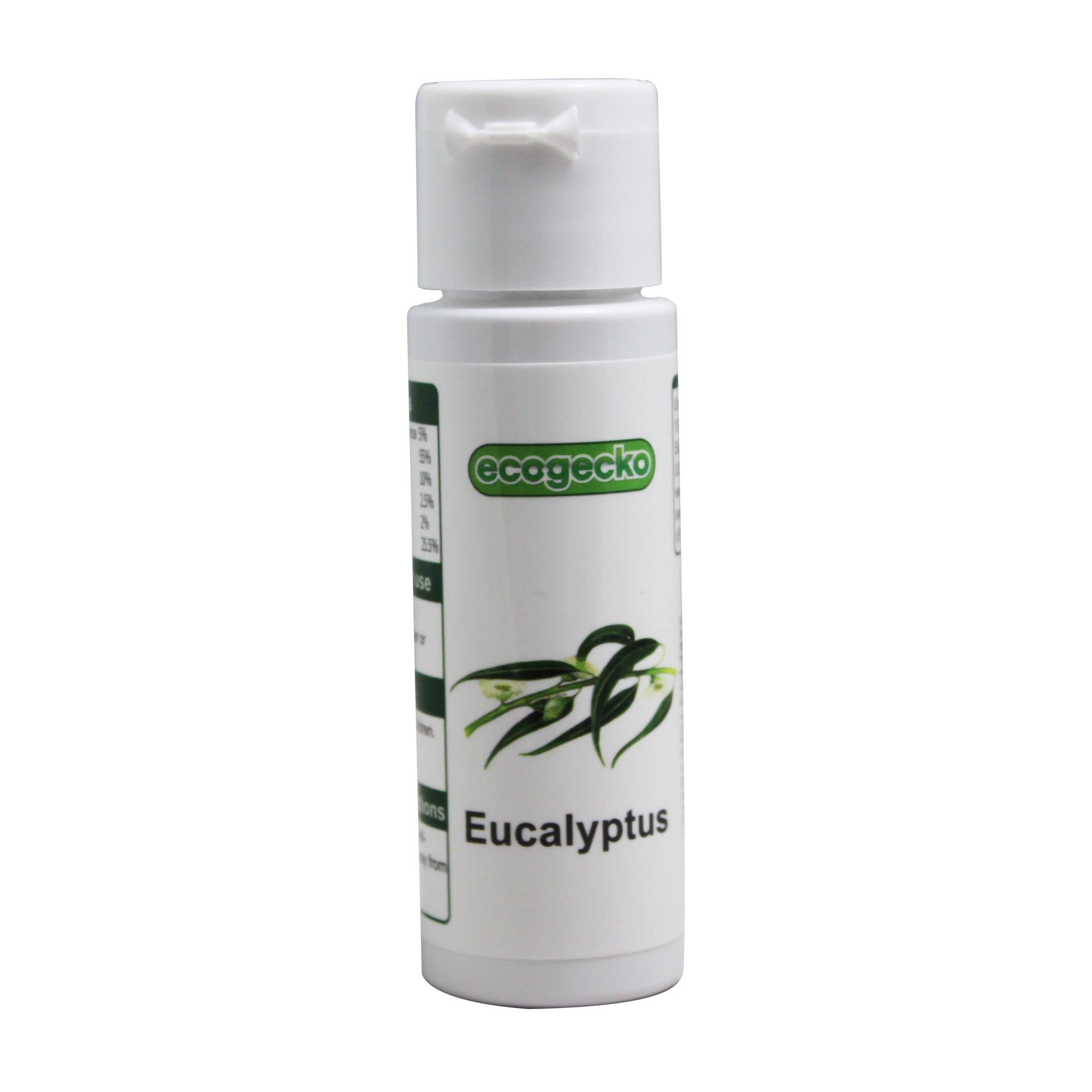 Ecogecko Fragrant Aroma Oil to use with EcoGecko Air Revitalizers and Aroma Oil Diffusers, 30ML, 12 Scents available, 30ML, Euca