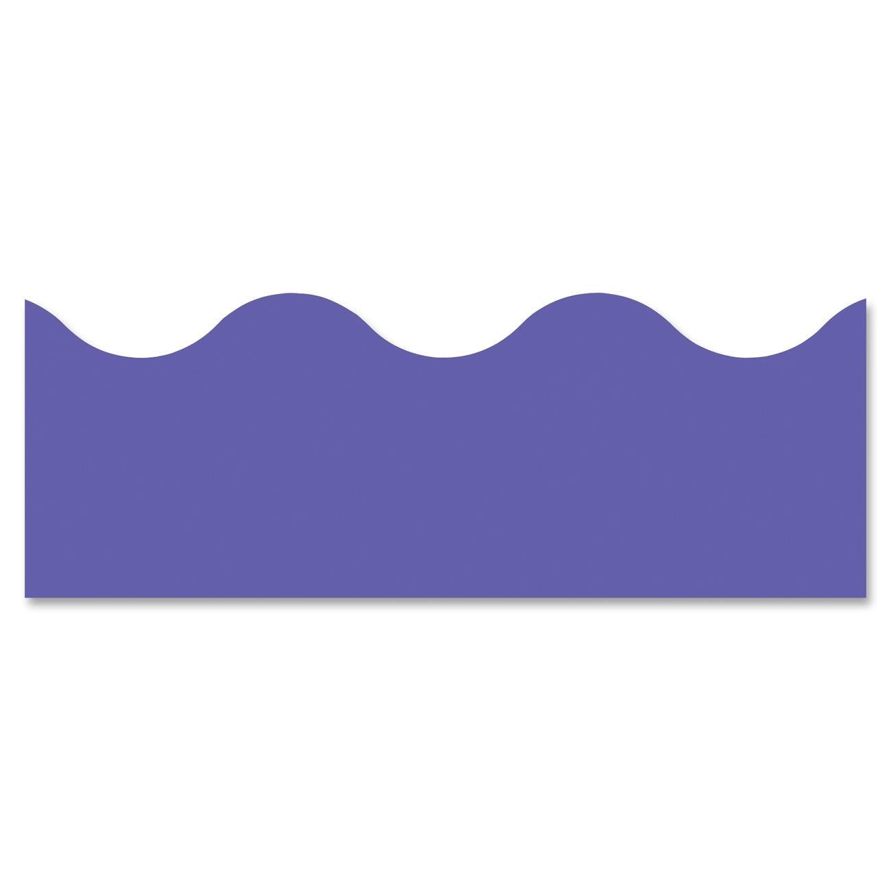 Trend Enterprises T91255 Terrific Trimmers, Scalloped Design, 2-1/4'X39', Purple