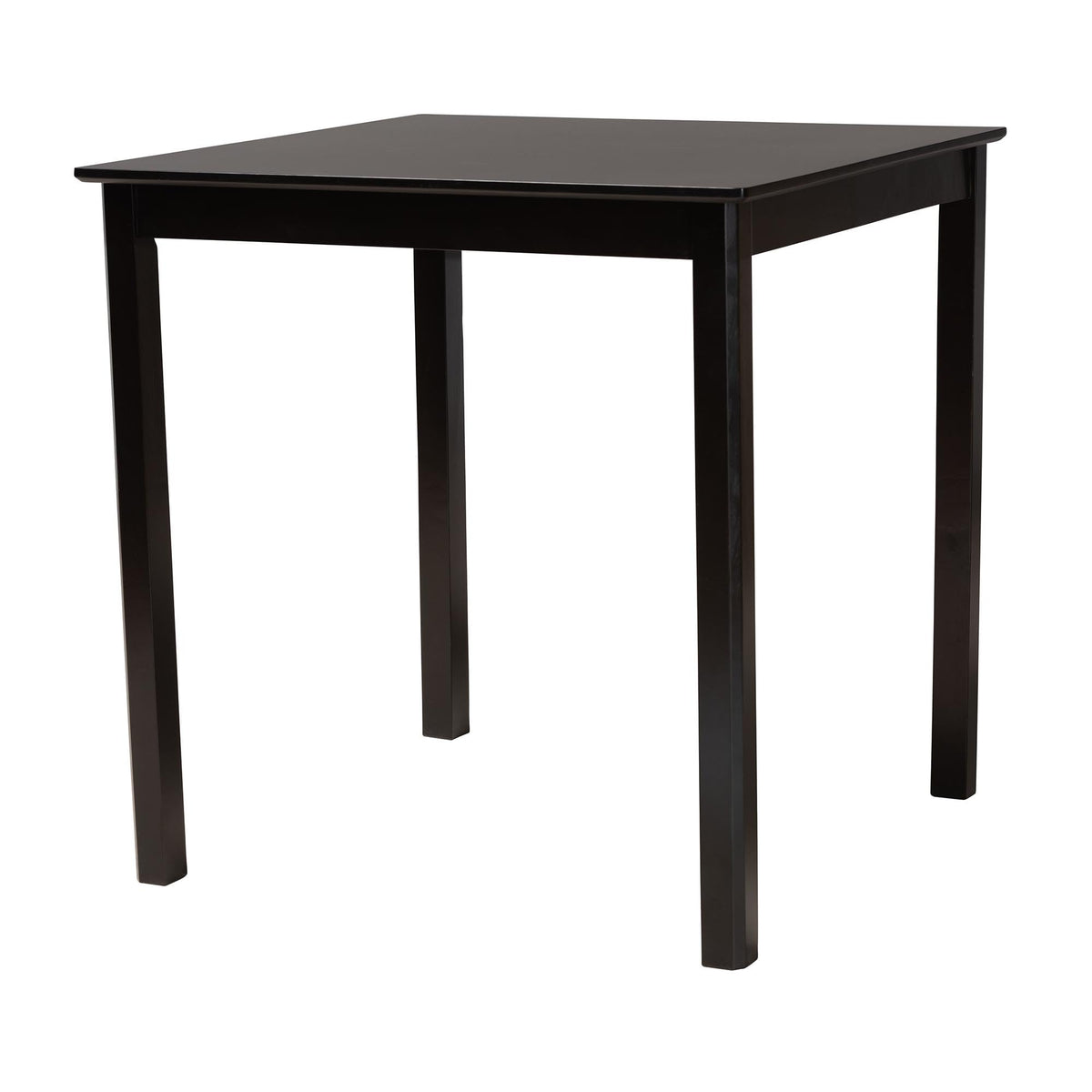 Baxton Studio Lenoir Pub Table, One Size, Espresso Brown