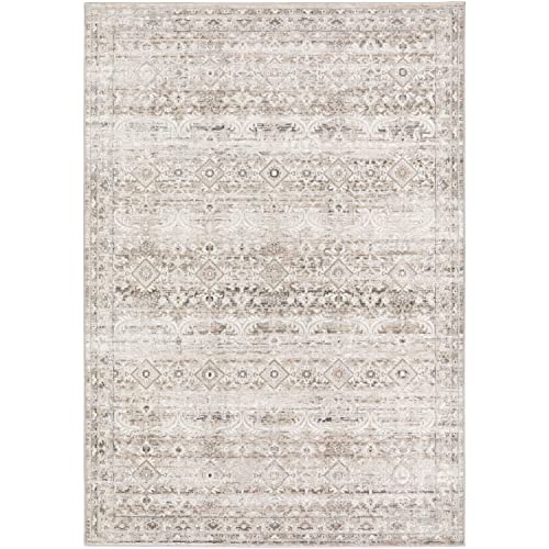Rhodes Rr7 Taupe Transitional Rug Rectangle 5' 1" X 7 ' 5"