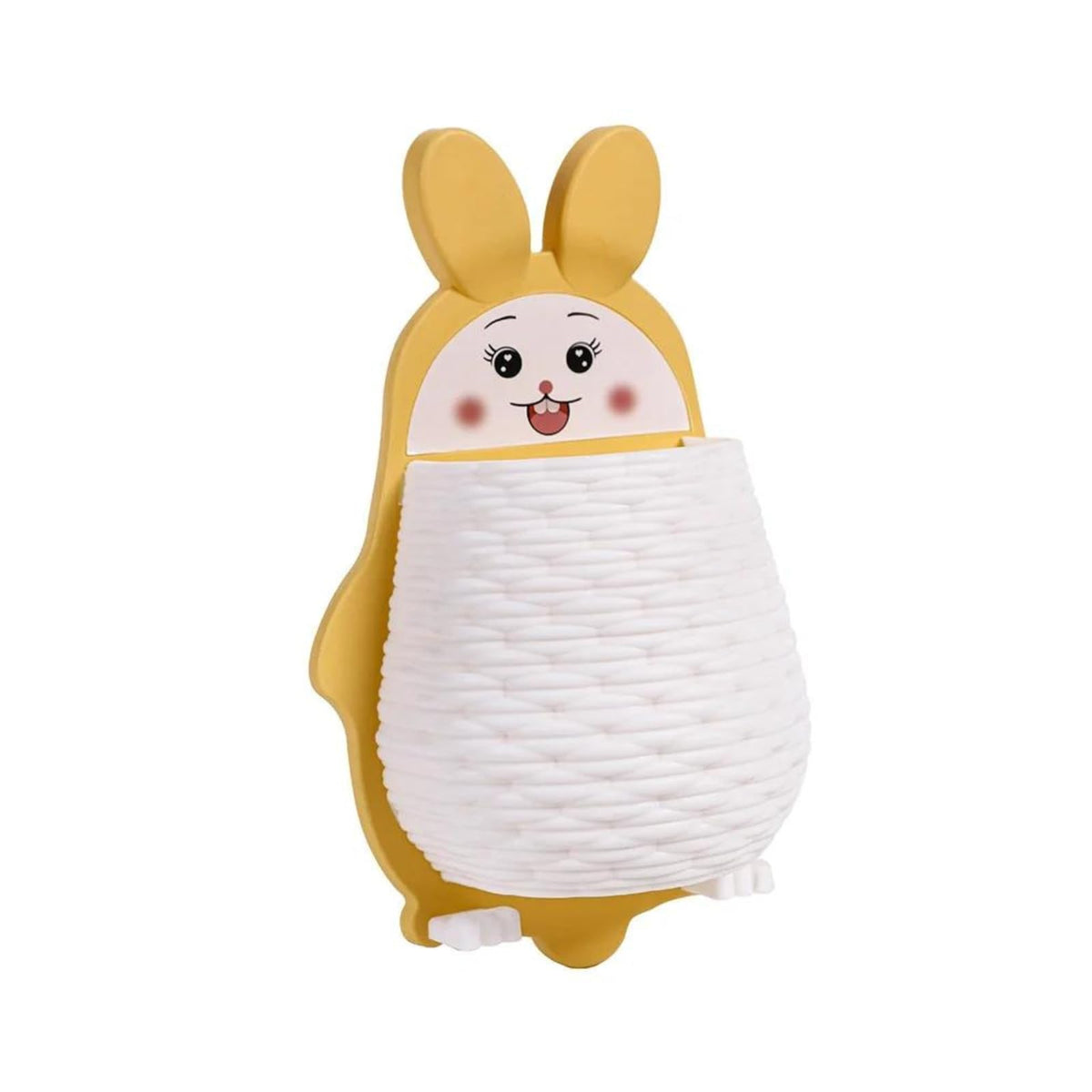 Cyrox Toothbrush & Paste, Shaving Kit, Comb, Stationery, Makeup Tool, Remote Stand | Clean and Drain Rabbit Shape Basket | Wall