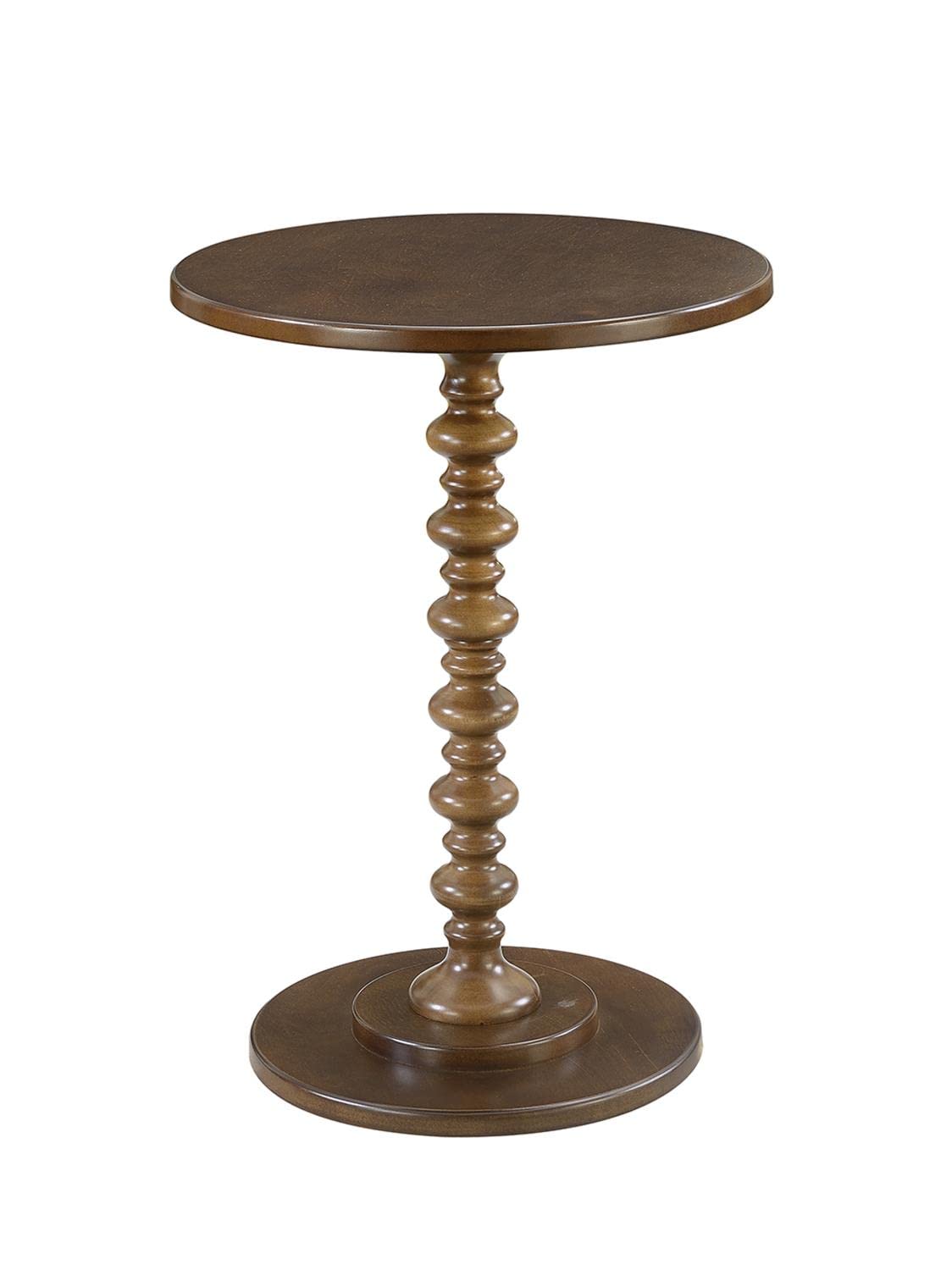 Convenience Concepts 131355ES Palm Beach Spindle Table, 17.75&quot;L x 17.75&quot;W x 24&quot;H, Espresso