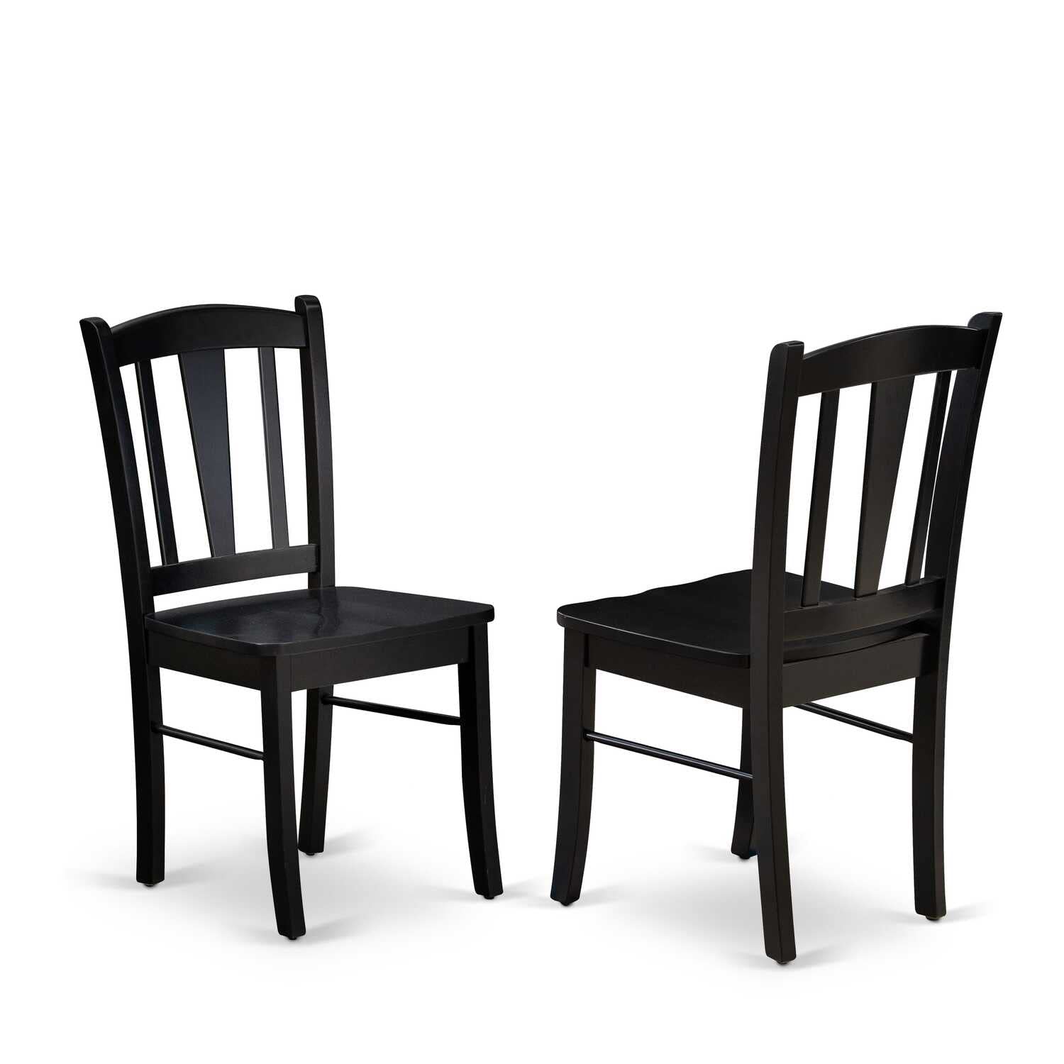 East West Furniture Amdl3-Bch-W 3 Piece Dining Set Contains A Round Kitchen Table With Pedestal And 2 Dining Chairs, 36X36 Inch, Black & Cherry