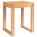 vidaXL Bathroom Stool, 15.7"x11.8"x18.1", Solid Wood Walnut - Rustic Farmhouse Style Home Decor Furniture