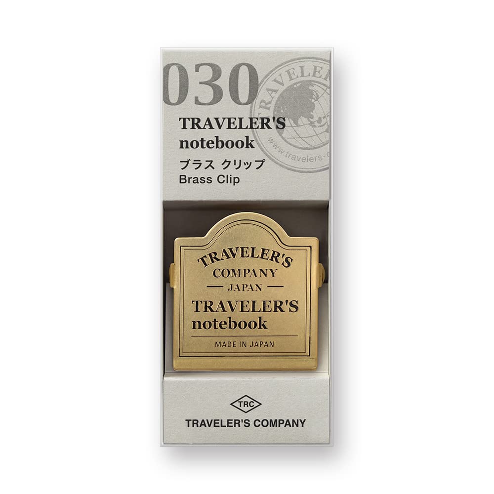 Designphil Traveler'S Notebook Brass Clip Trc Logo Pattern 43089006