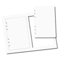 Rite In The Rain Weatherproof Loose Leaf Copier Paper, 2-4.625' X 7' White Loose Leaf Sheets Per 8.5' X 11' Main Sheet, 150