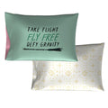 Wicked Elphaba And Glinda Beauty Silky Satin Standard Pillowcase Cover 20X30 For Hair And Skin, (Officially Licensed Product)