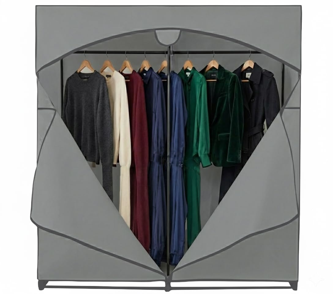 HOLDN STORAGE Portable Wardrobe Closet, 65 LBs Large Capacity