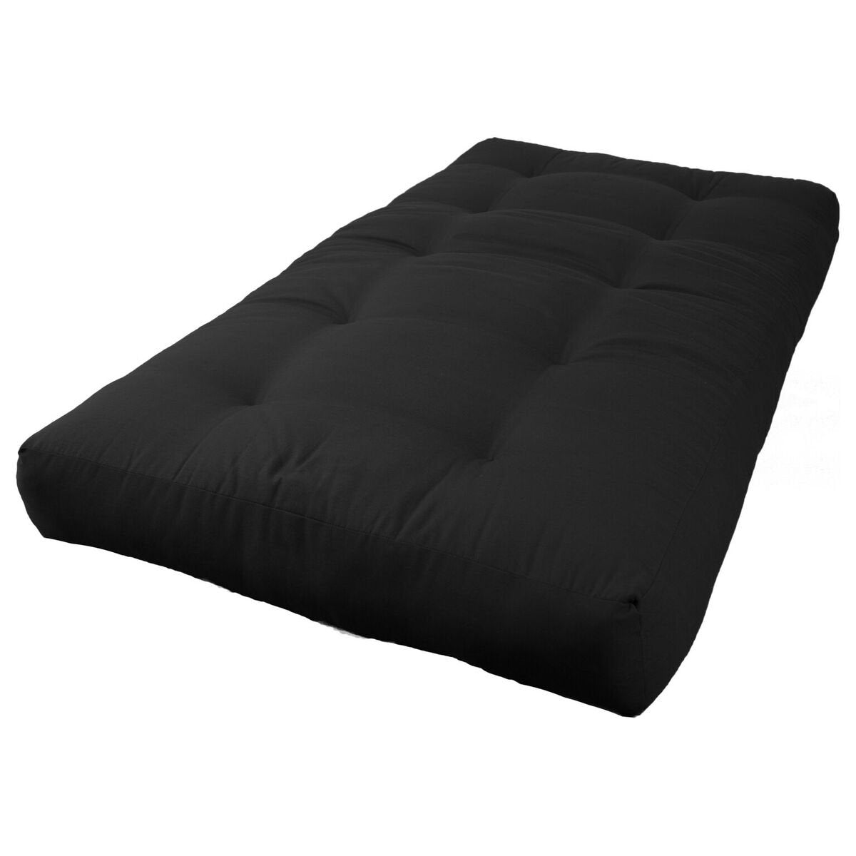 Blazing Needles Renewal 7&quot; Twill Futon Mattress, Twin, Black