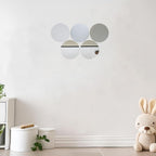 8 Inch, Pack Of 1 Small Mirror For Crafts, Round Mirror For Tables At Wedding, Mirror Tiles For Crafts And Diy Projects