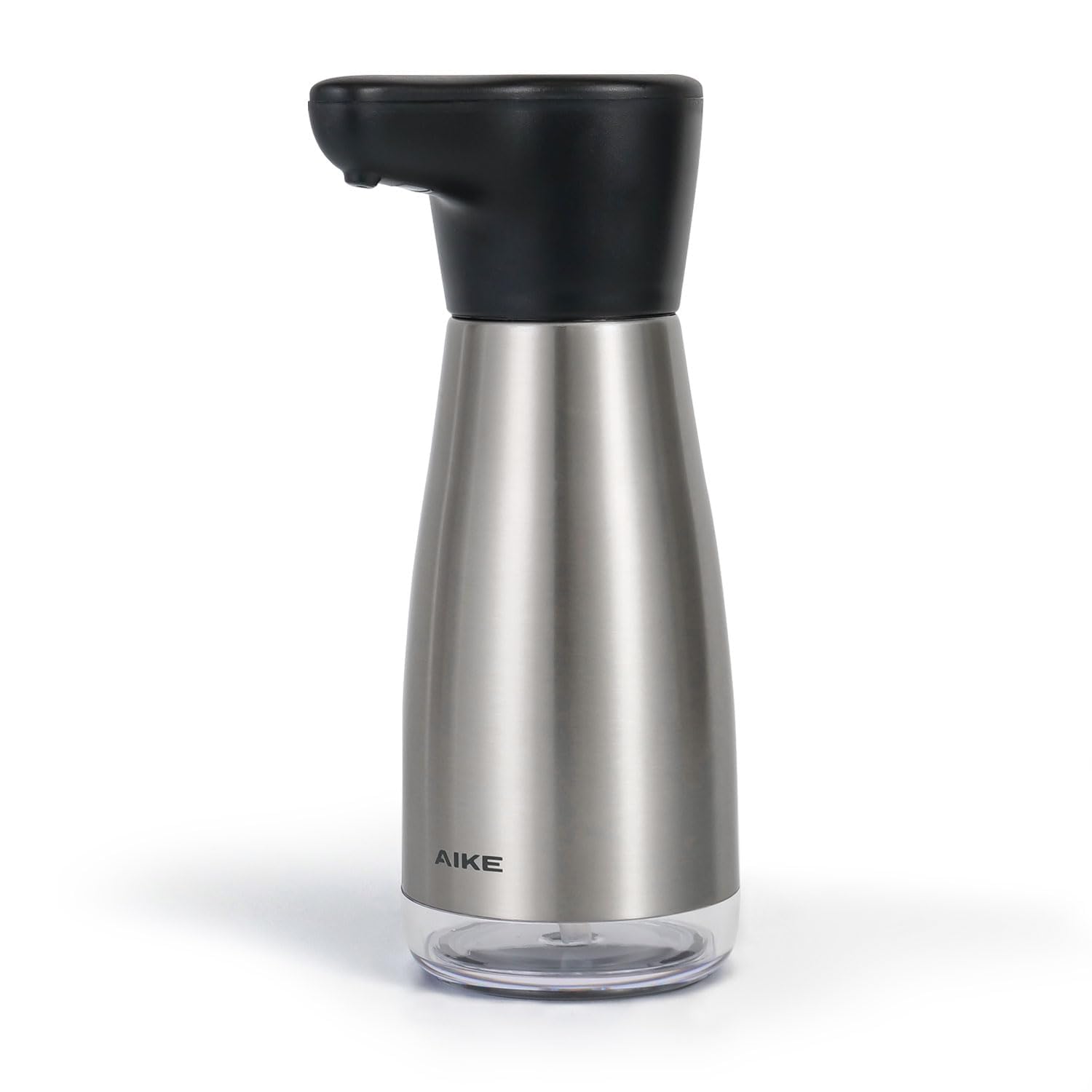 AIKE Magnetic Charging Waterproof Automatic Soap Dispenser for Liquid Soap Spot Resist Stainless Finish 14fl.oz. Model AK1337