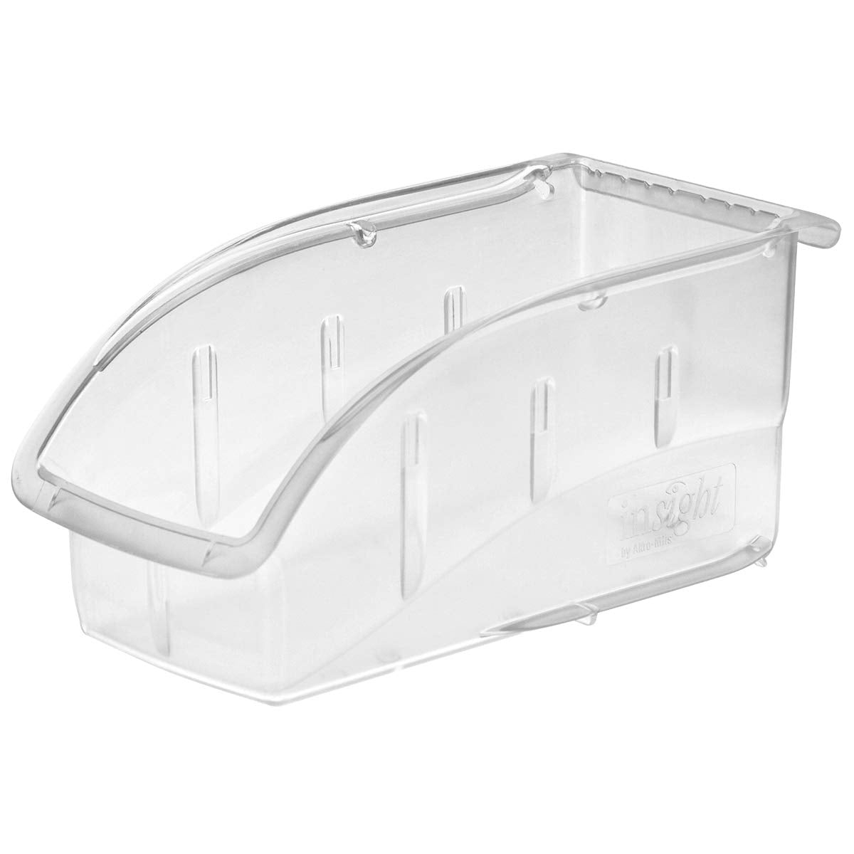 Akro-Mils 305B1 Insight Ultra-Clear Hanging And Stacking Plastic Storage Bin 10-7/8-Inch X 5-1/2-Inch X 5-1/4-Inch, Clear 12-Pac