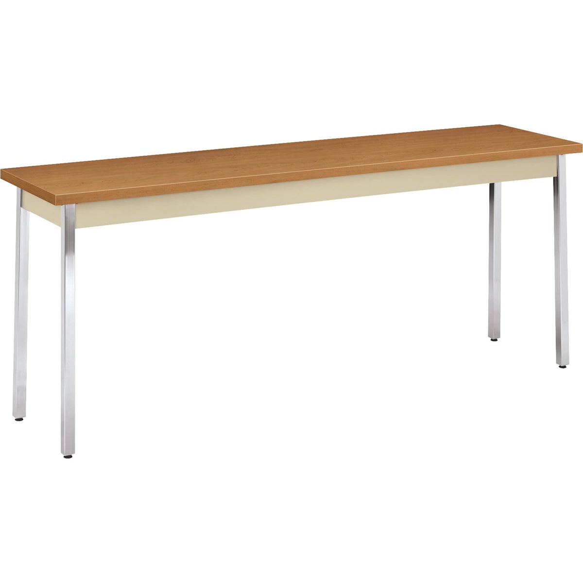 HON Utility Table, 72&quot; W x 18&quot; D L, Harvest/Putty