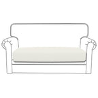 Easy-Going Stretch Loveseat Cushion Cover Sofa Cushion Furniture Protector Sofa Seat Sofa Slipcover Sofa Cover Soft Flexibility