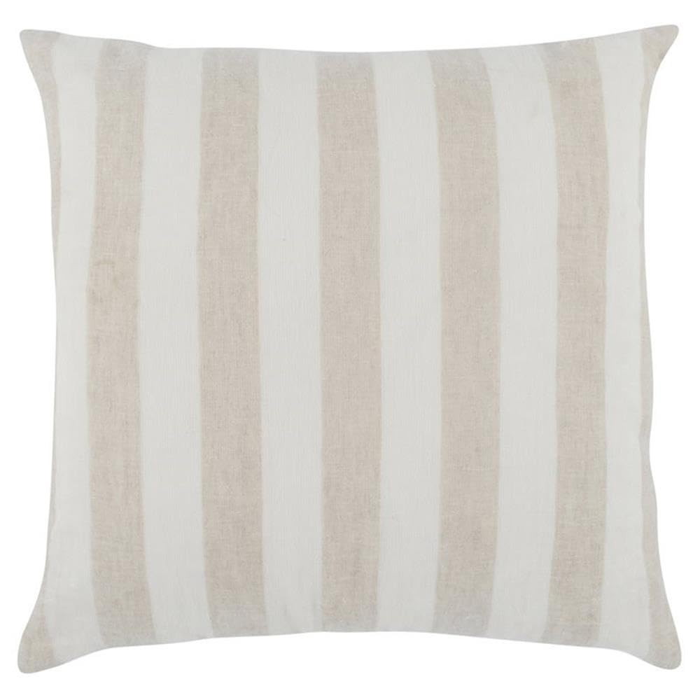 Kosas Home Atty 26X26 Square Linen Fabric Throw Pillow In Ivory/Natural