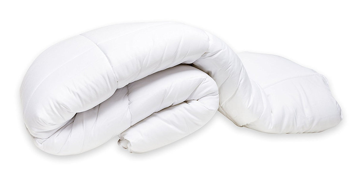 Pillowtex Twin Xl Size White Down Alternative Comforter/Duvet Insert - All Season Bedding Comforter With Duvet Ties (68 In X 90