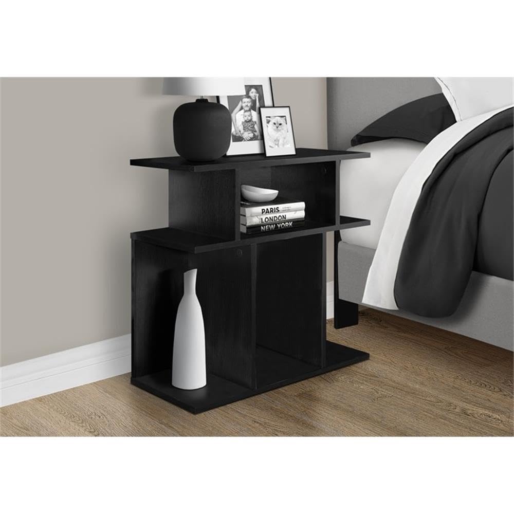 Monarch Specialties , Accent Side Table, Black, 24H&quot;