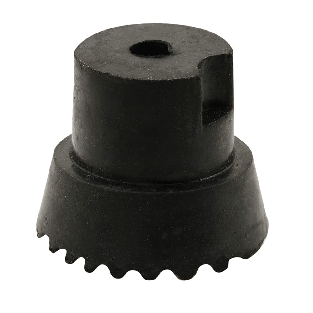 Prime-Line Mp4557 Door Holder Tip, 1 In. X 3/4 In., Rubber, Black, Includes Fasteners (10 Pack)