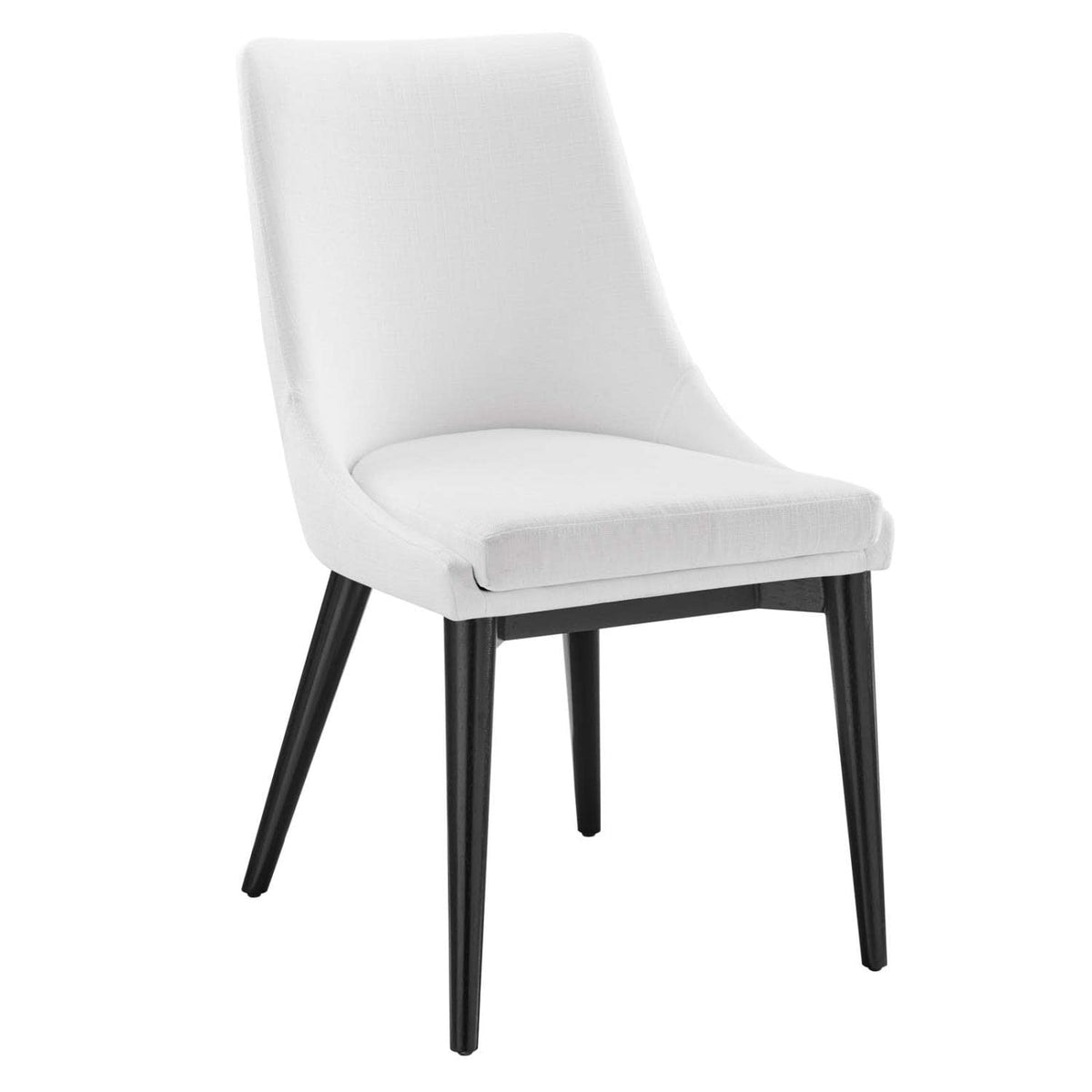 Modway Viscount Chair, White, 24 X 19 X 34