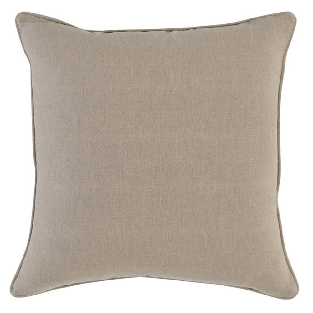 Kosas Home Kamia 22X22 Rectangular Cotton And Linen Throw Pillow In Ivory/Beige