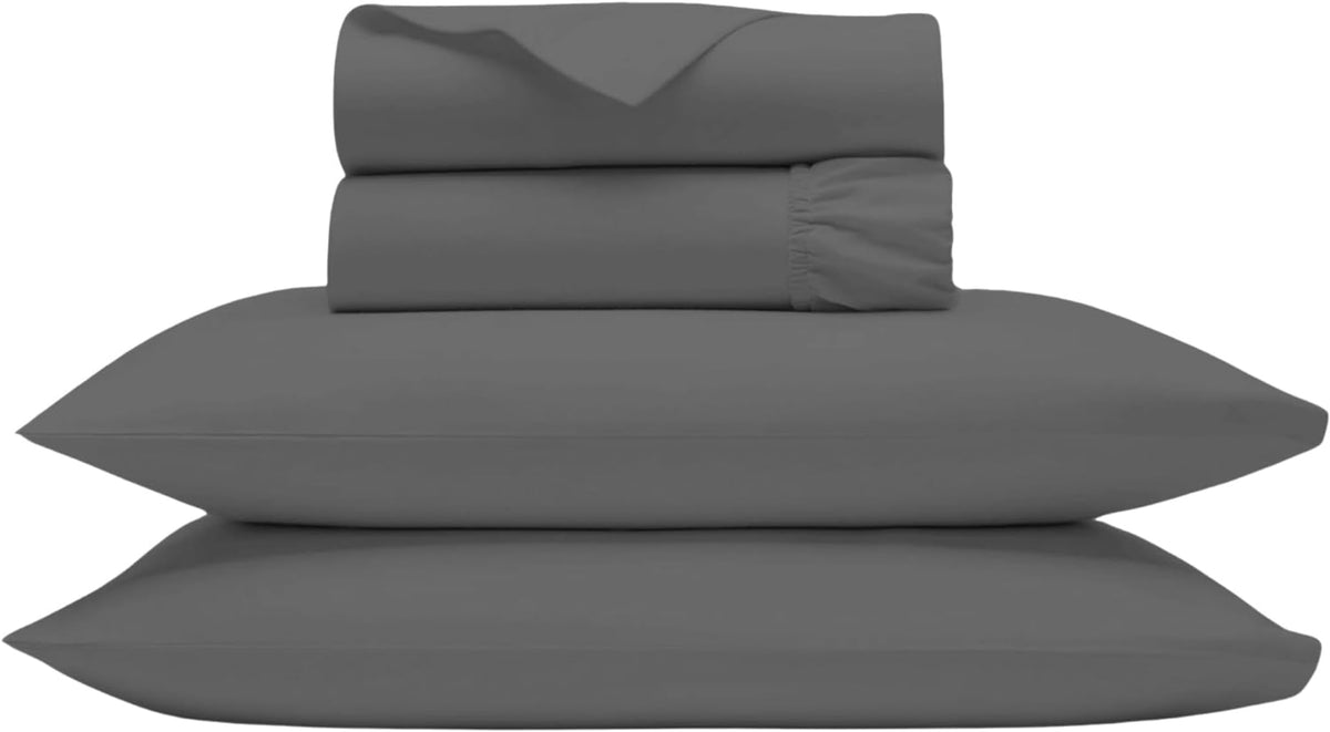 Bluemoon Homes 100% Egyptian Cotton Full Size Sheet Set 1000 Thread Count Best Egyptian Cotton Sheets 4 Piece Full Bed Sheets Se