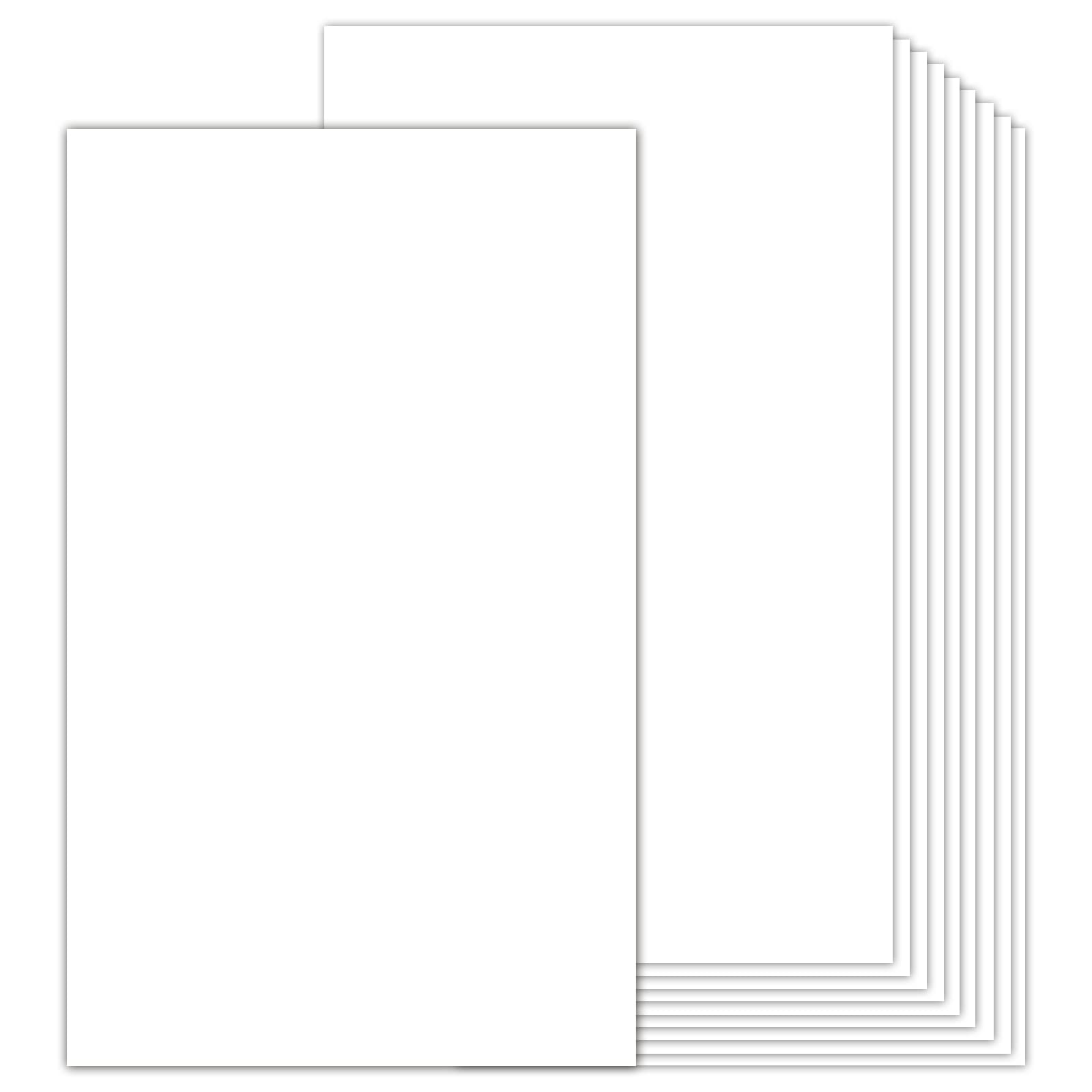 White Blank Cover Stock 8.5X14 Thick Paper 100 Sheets, Goefun 80Lb Heavyweight Legal Cardstock Printer Paper For Arts And Crafts