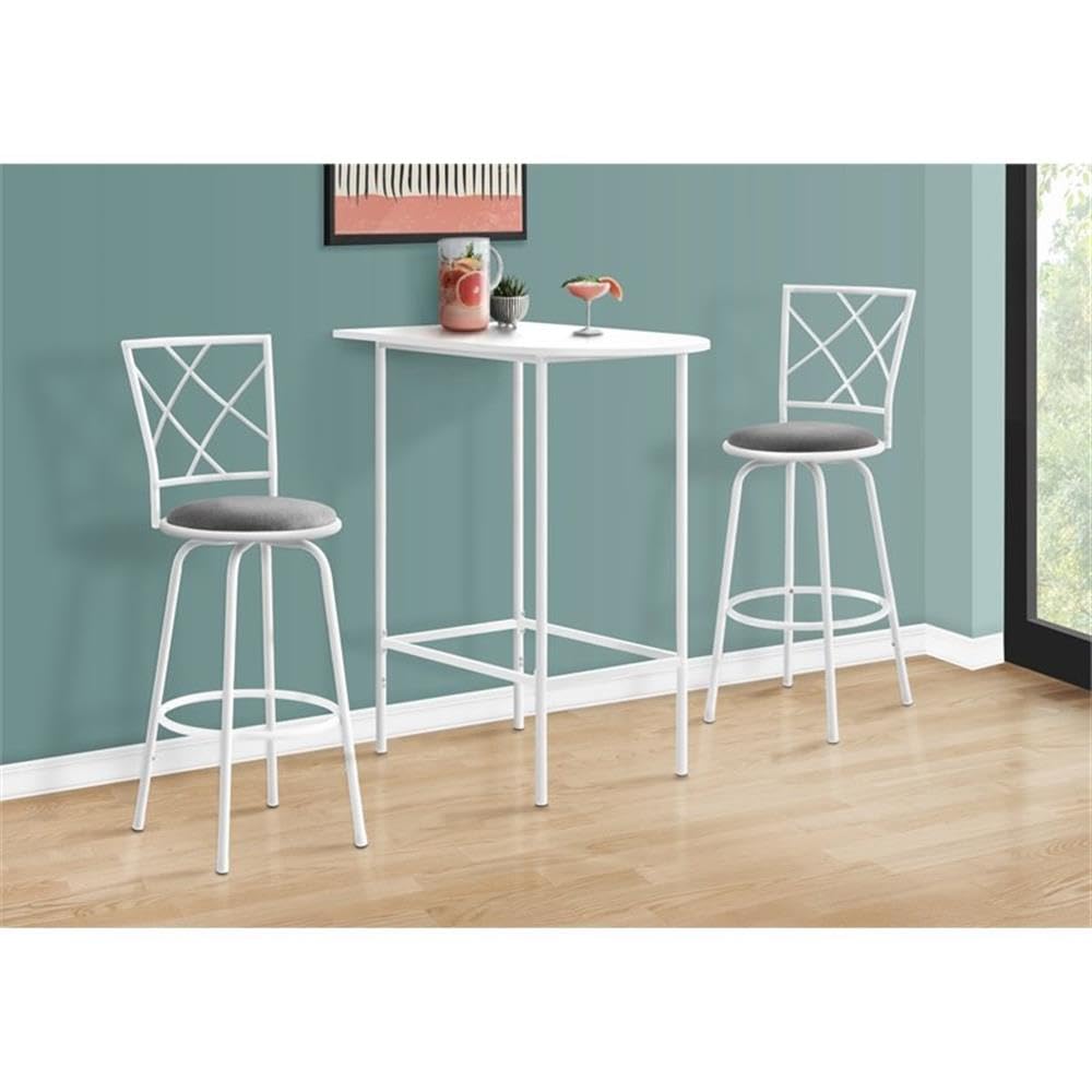 Monarch Specialties I Table/Home Bar, White