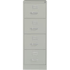 Lorell 4-Drawer Vertical File, 18 by 26-1/2 by 52-Inch, Light Gray