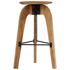 vidaXL Bar Chairs 2 pcs Solid Acacia Wood