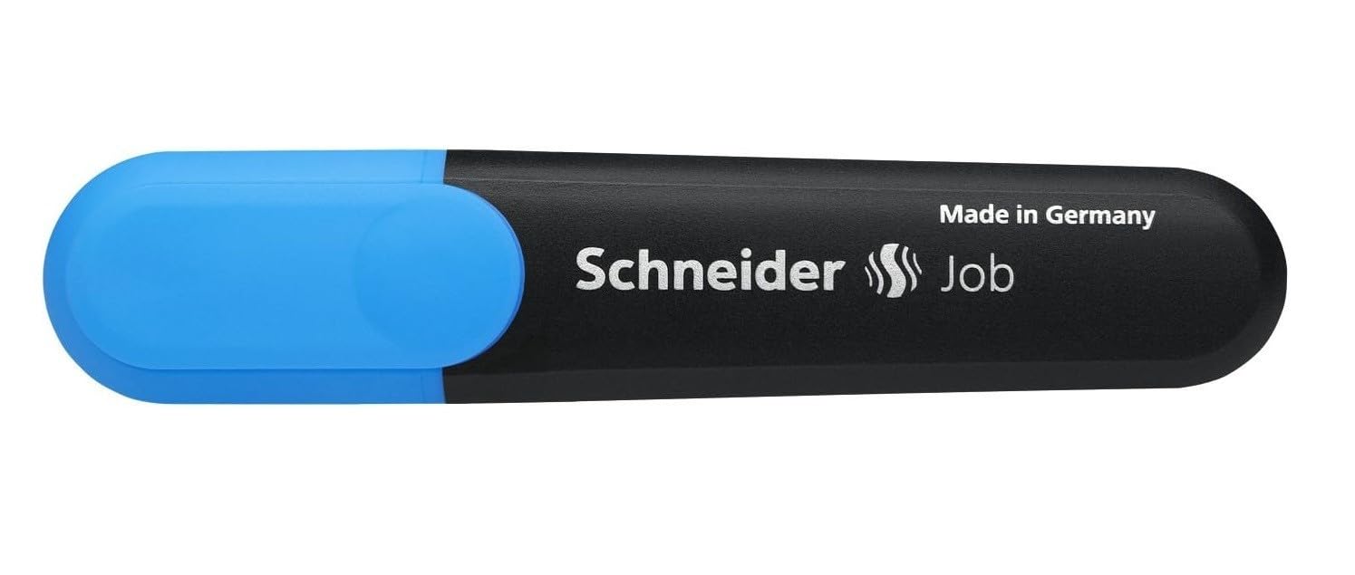 Schneider Highlighter Job Pen, Refillable, Blue