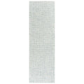 Rizzy Home Alora Decor London 2'6" X 8' Solid Blue/Gray/Rust/Blue Hand-Tufted Area Rug