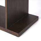 HomeRoots Dark Brown Mango Wood Stockholm Coffee Etagere