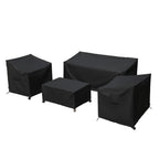 Baner Garden Patio Furniture Covers,Outdoor Furniture Cover Waterproof,Patio Furniture Set Covers For 4 Piece Outdoor Conversation Set,Patio Covers Set X-Large (Black)
