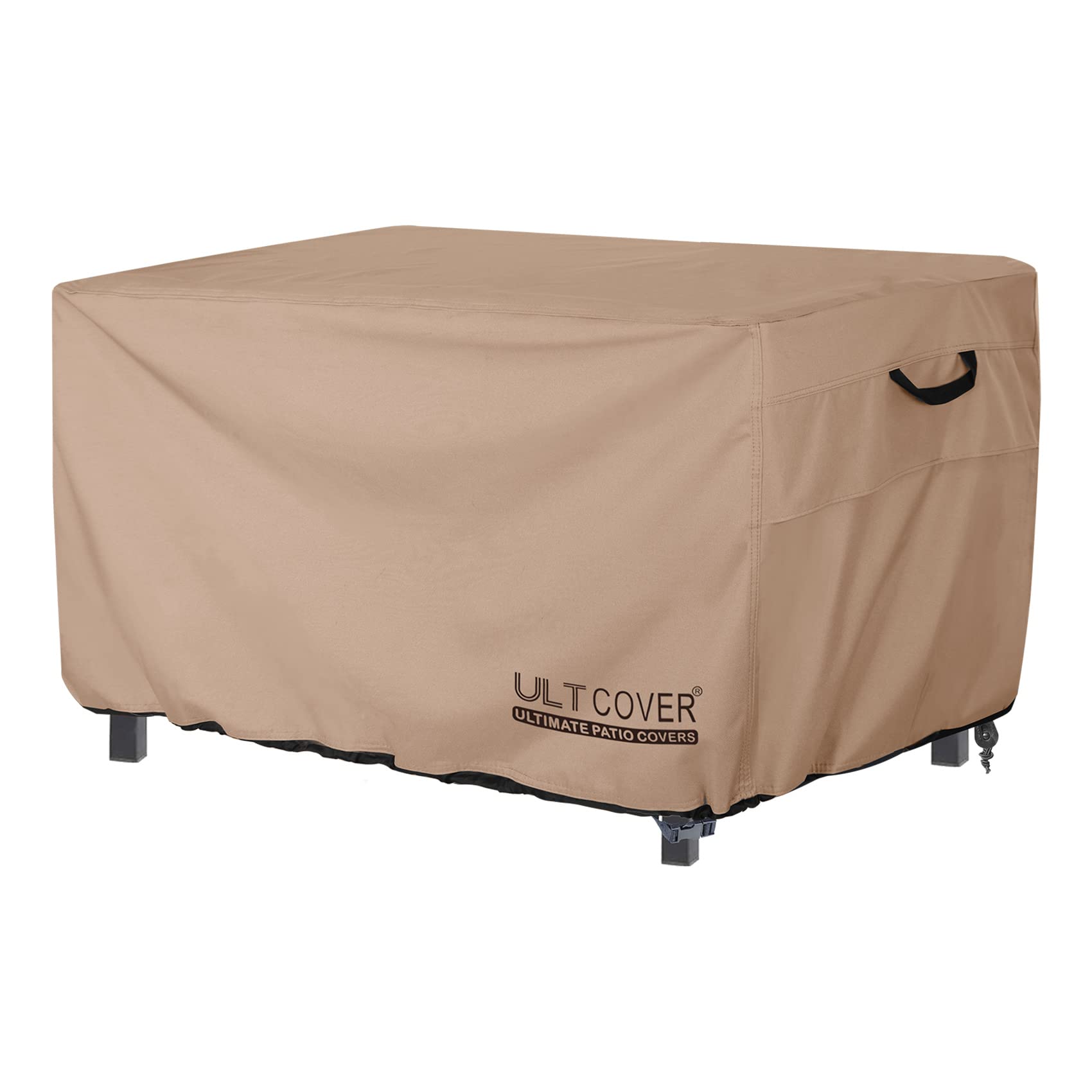 Ultcover Rectangular Gas Fire Pit Table Cover 42X24 Inch Waterproof Heavy Duty Firepit Cover