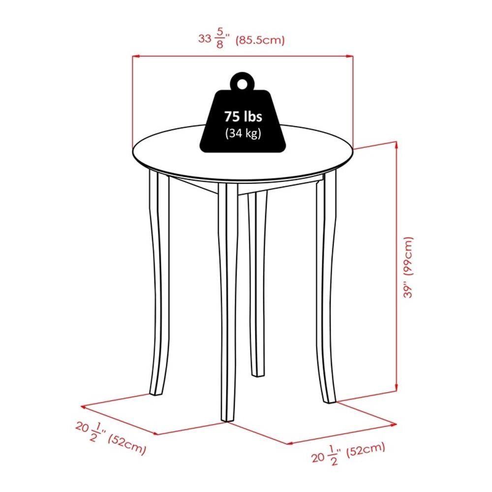 Winsome Piece Fiona Back stool, Brown