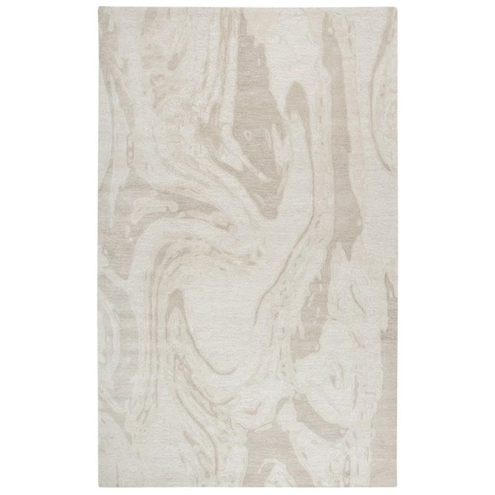 Rizzy Home Alora Decor Emerson 5' X 8' Abstract Beige/Gray/Rust/Blue Hand-Tufted Area Rug